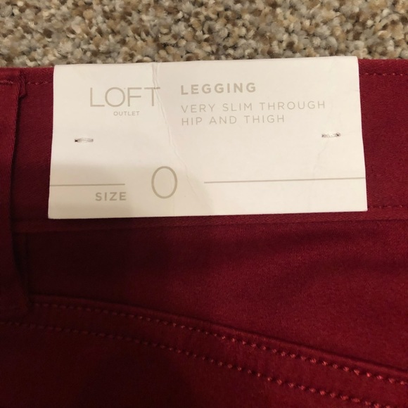 LOFT Legging pants size 0 - Picture 3 of 4